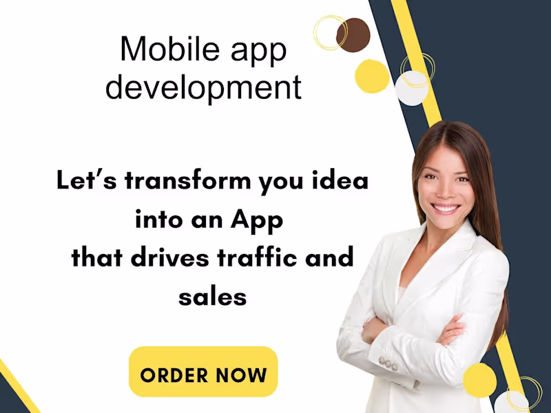 Cover image for I will develop Flutterflow mobile app bubble web app design