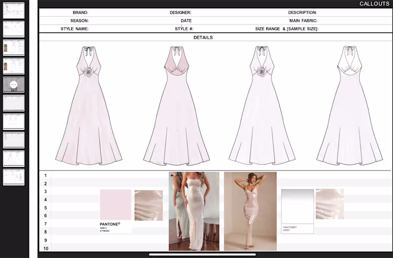 Cover image for Old Money Style Dress Design+ Tech Pack :: Behance