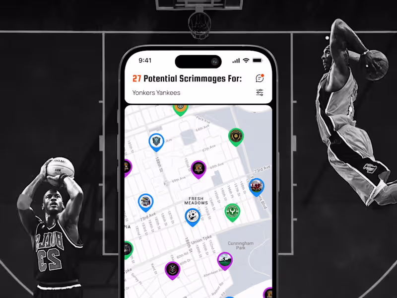 Cover image for Sports Matchmaking Mobile App UI/UX Design
