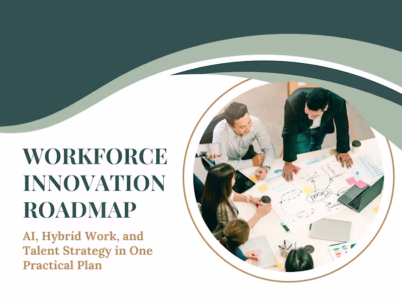 Cover image for Workforce Innovation Roadmap