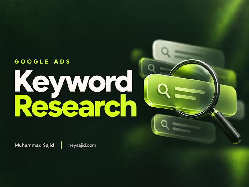 Cover image for Google Ads Keyword Research and Search Campaign Strategy