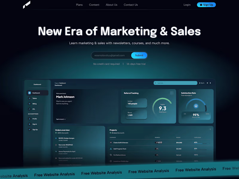 Cover image for MarketingEmbodied | Framer Redesign, CRO, UI/UX Prototyping
