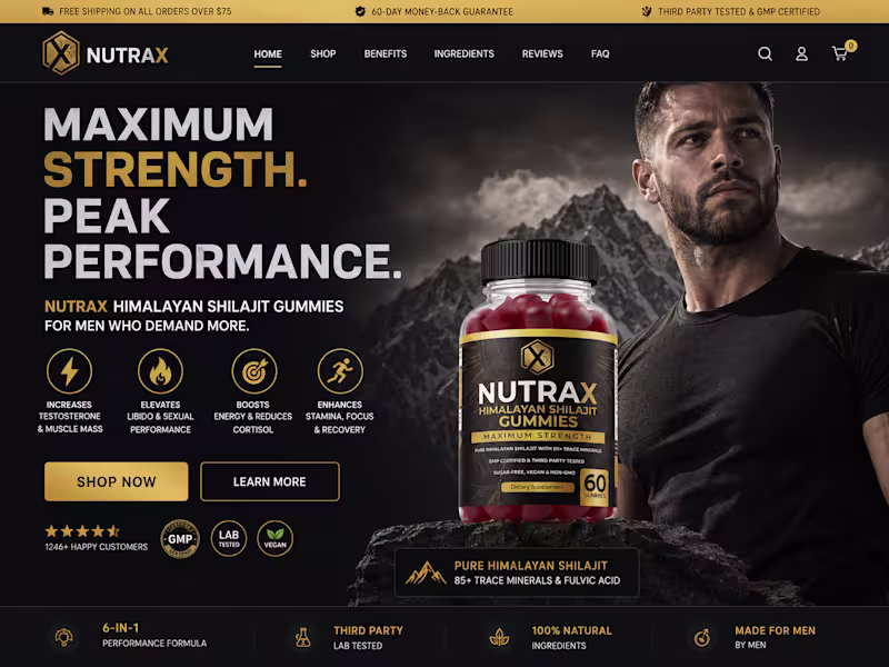 Cover image for Creative consulting for Nutrax —