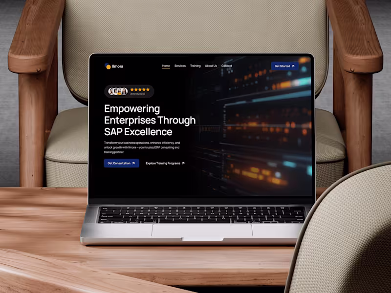 Cover image for IT Company & SAP Consulting Website Design