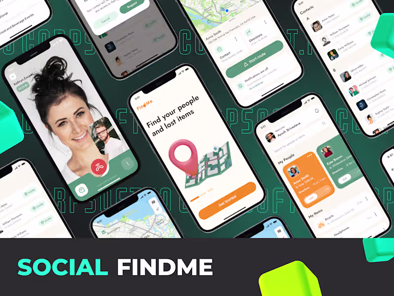 Cover image for Geotracker app with in-build messenger features development