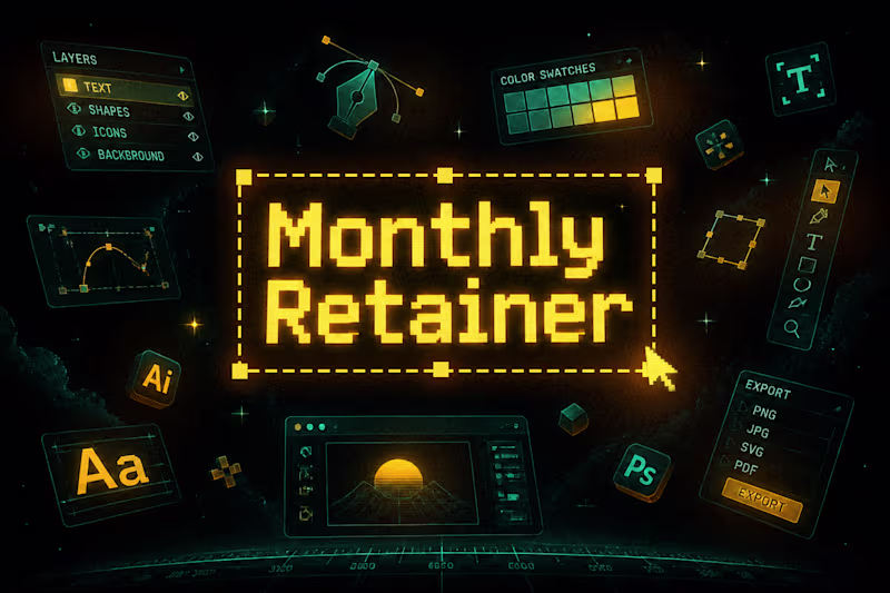 Cover image for Monthly Design Support for Digital Brands