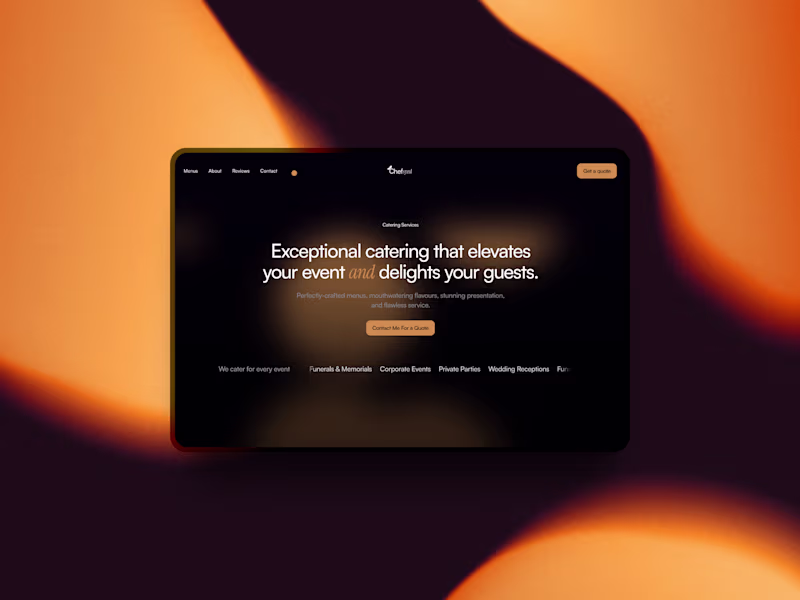 Cover image for Chef Syed – Private Chef & Event Catering Website