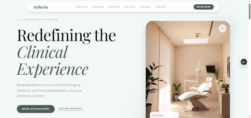 Cover image for Dental Clinic website