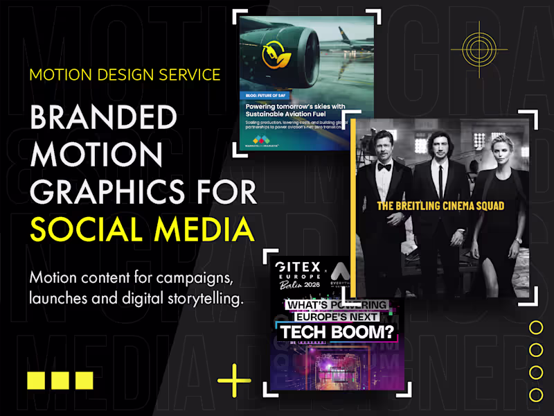 Cover image for Branded Motion Graphics for Social Media
