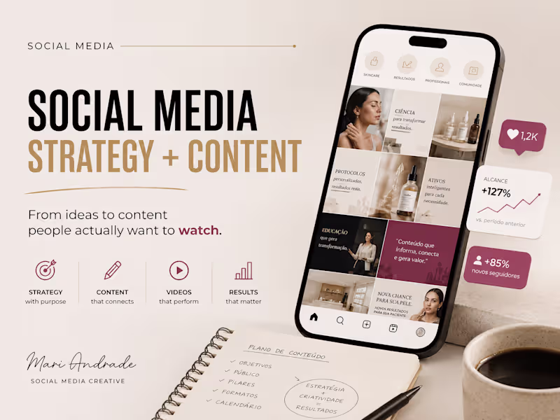 Cover image for Social Media Strategy & Content Creation