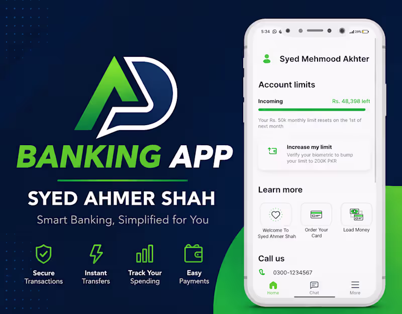 Cover image for Syed Ahmer Shah developed a