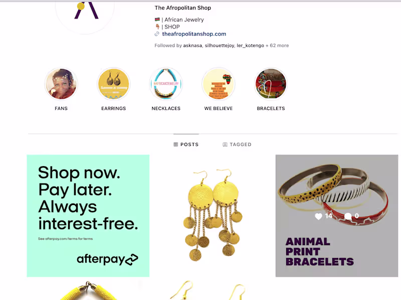 Cover image for The Afropolitan Shop