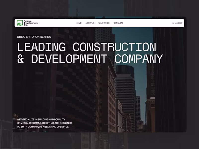 Cover image for Terraco Development Inc.