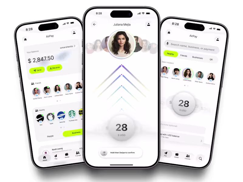 Cover image for AirPay, a nearby payments app