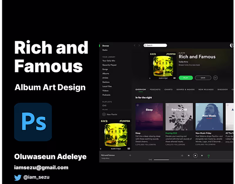 Cover image for Rich and Famous - Cover Art