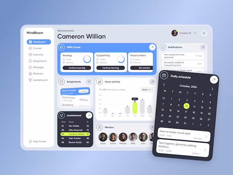 Cover image for 📈 Product design for e-learning platform | Hyperactive
