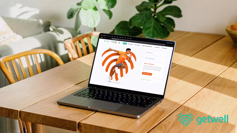 Cover image for 🔥 Transforming Getwell’s Digital Experience — UI/UX for a M...