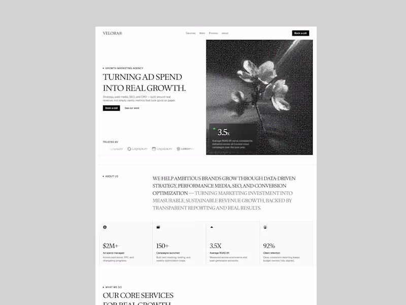 Cover image for Landing page Completed (design +