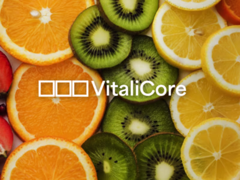 Cover image for VitaliCore — Vitamin Brand Identity & Packaging Design