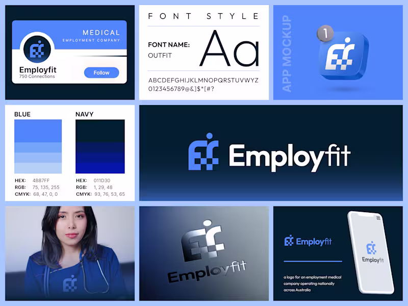Cover image for Occupational Healthcare Logo Design & Medical Brand Identity