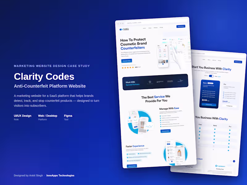 Cover image for Clarity Codes is a SaaS