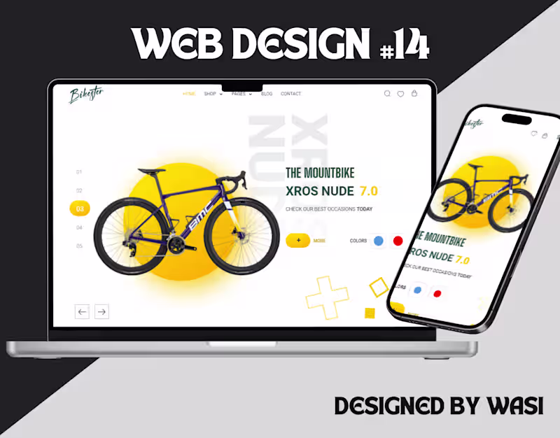 Cover image for Bicycle & Bike Shop Website