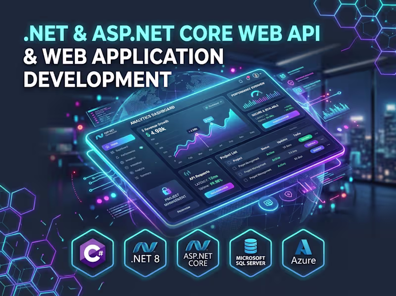 Cover image for ASP.NET Core REST API & Web App Development