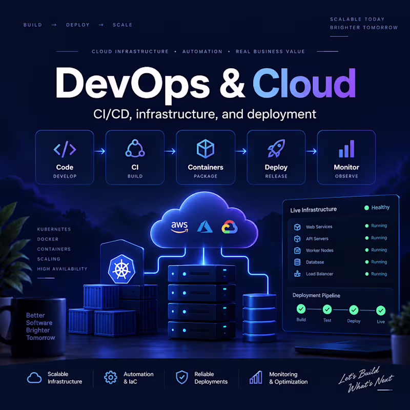 Cover image for DevOps & Cloud Deployment