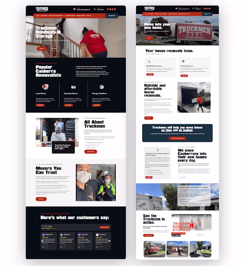 Cover image for Truckmen Removals Canberra