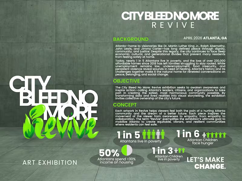 Cover image for City Bleed No More: Revive — Social Impact Exhibition Brandi...