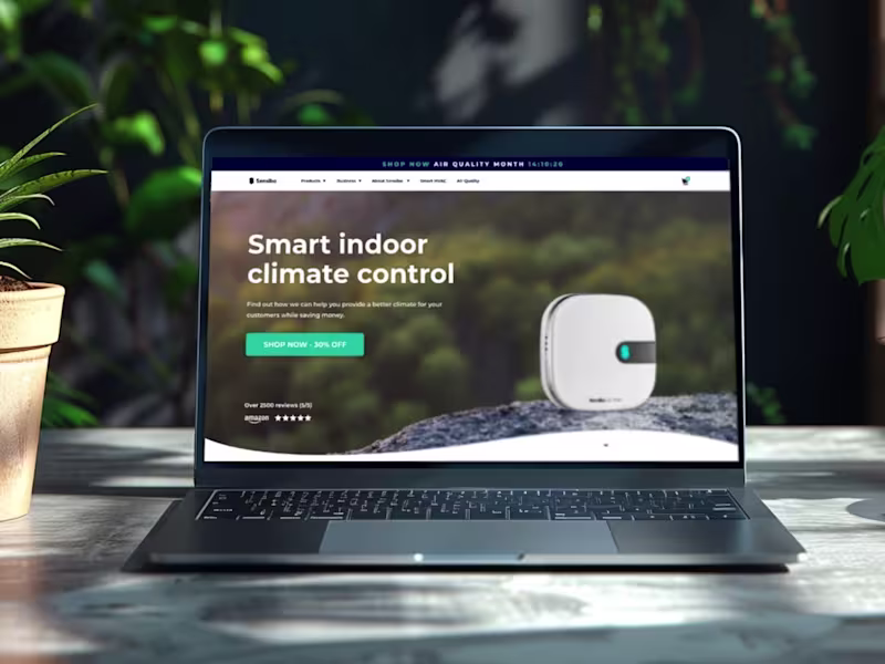 Cover image for Sensibo's homepage refresh