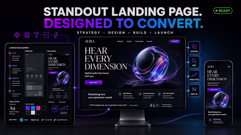 Cover image for Complete Creative Landing Page