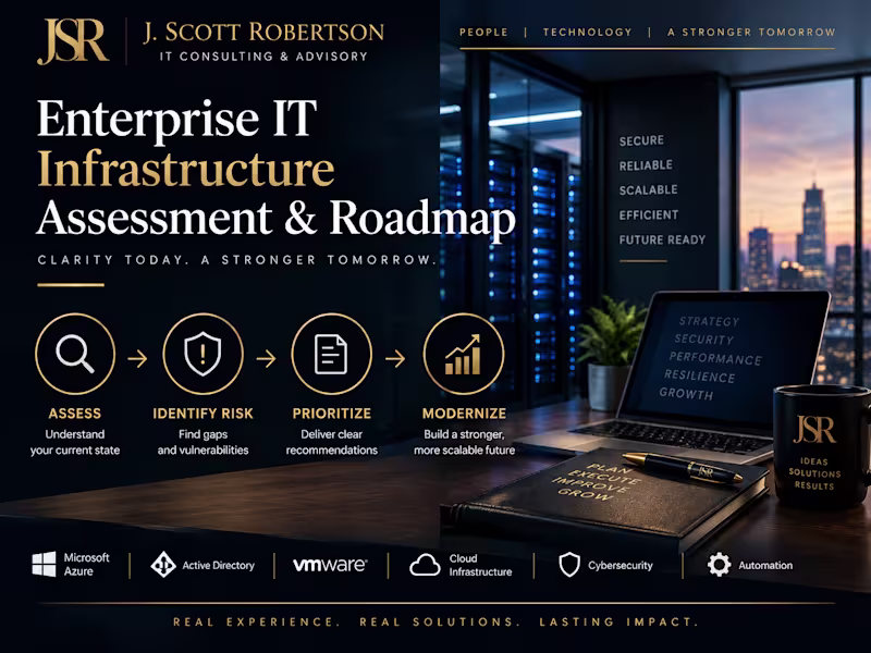 Cover image for Enterprise IT Infrastructure Assessment & Roadmap
