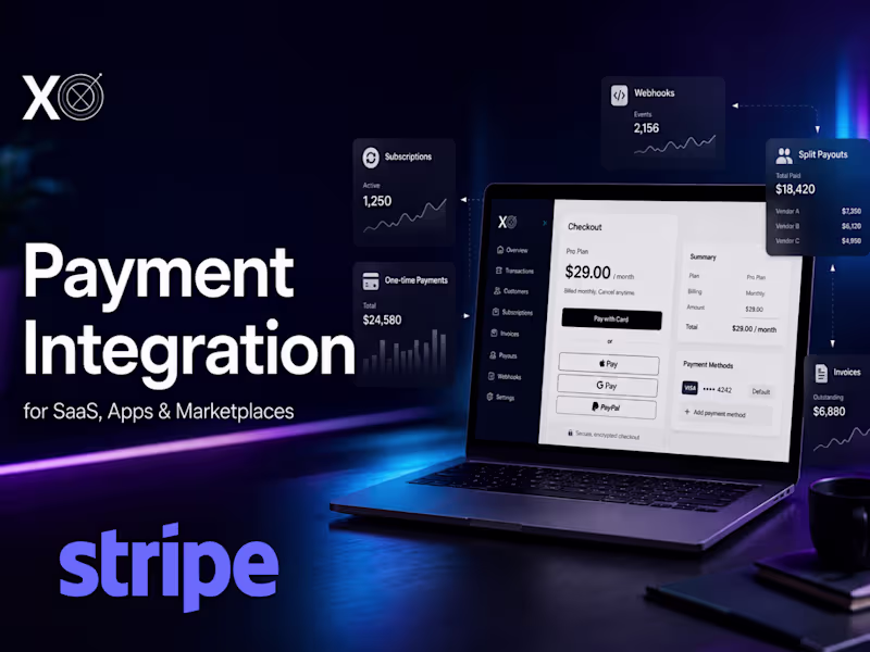 Cover image for Payment Integration for SaaS, Apps & Marketplaces