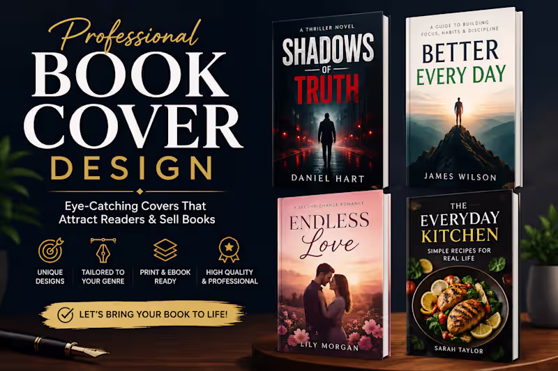 Cover image for Professional Book Cover Design