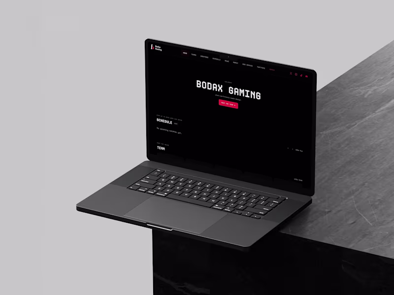 Cover image for Bodax Gaming – Identity, Website & Social System