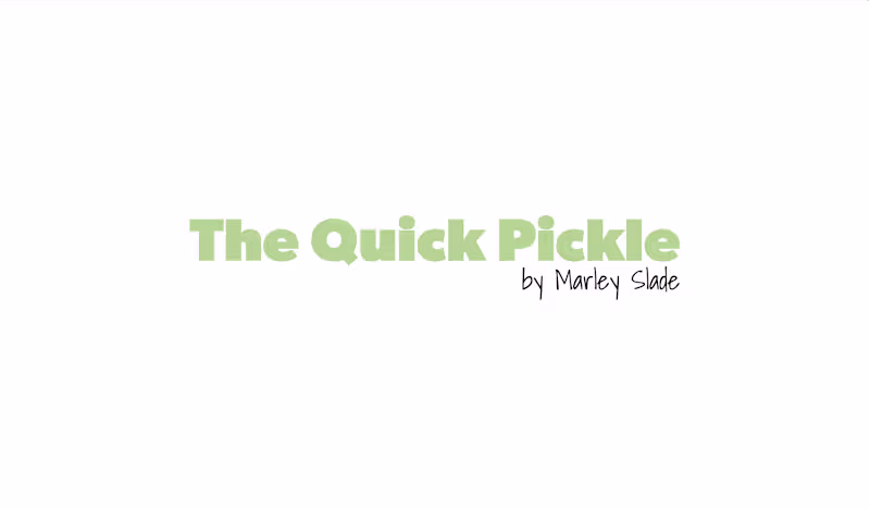 Cover image for The Quick Pickle