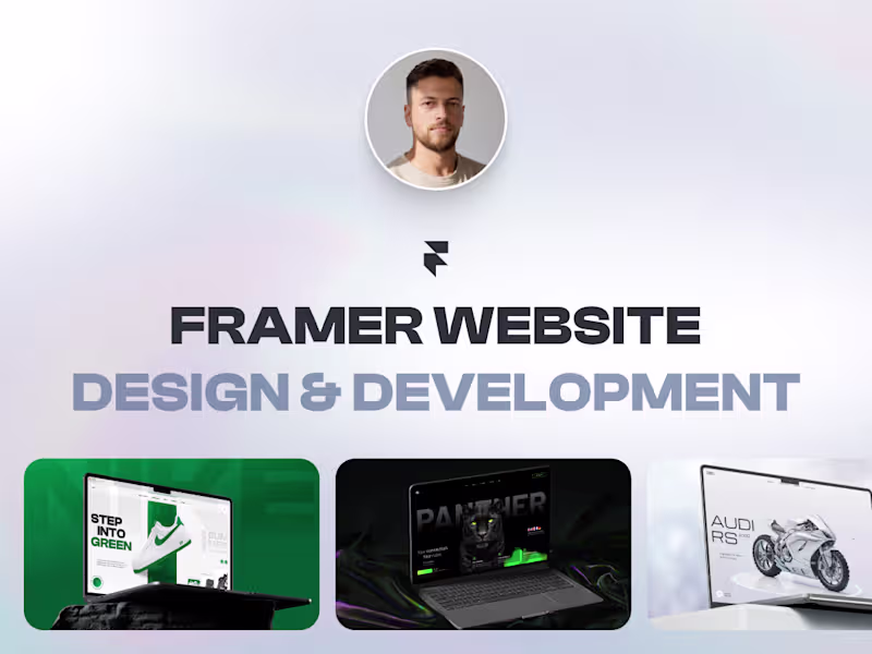 Cover image for Framer Website — Design + Build