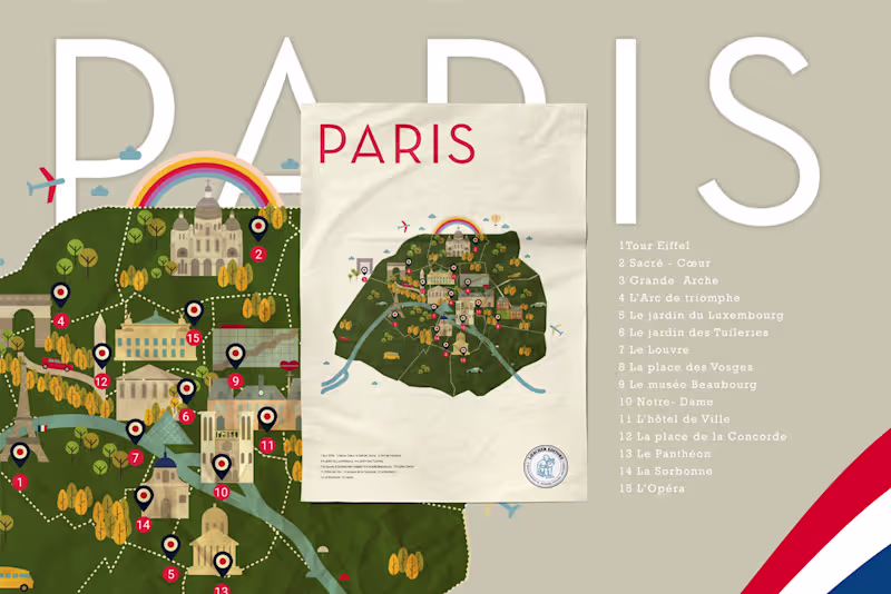 Cover image for Illustrated Maps — C'est La