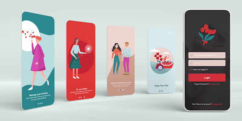 Cover image for Ceremony App Process on Behance