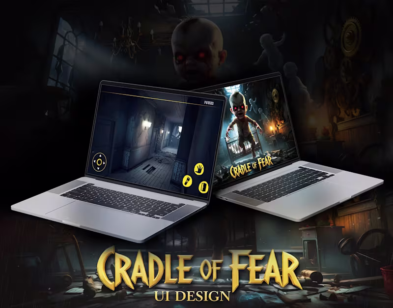 Cover image for Scary Baby – Horror Game UI Design | AAA PC Game