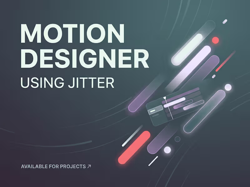 Cover image for Animated Covers and Motion Assets for Brands - Built in Jitter