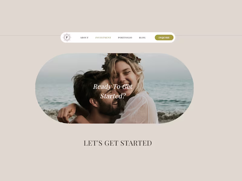 Cover image for Luxury Wedding Photography Website Development