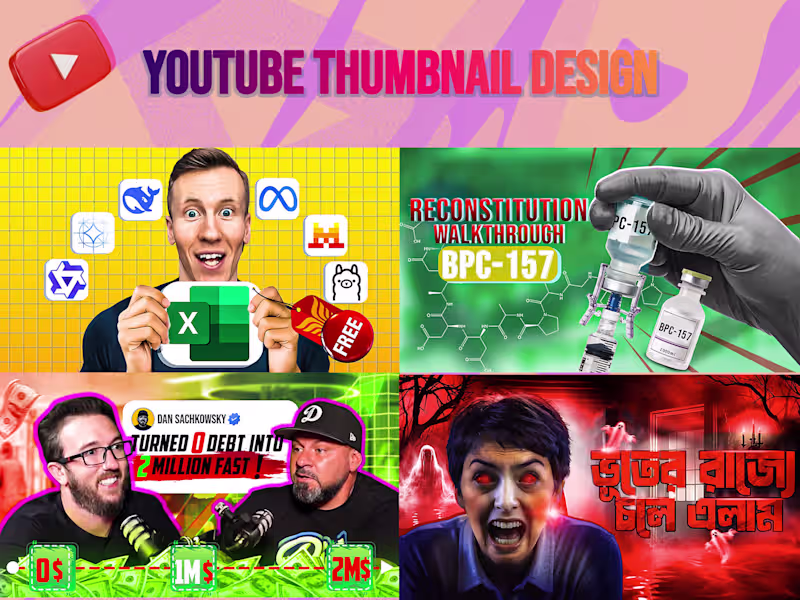 Cover image for YouTube Thumbnail Design