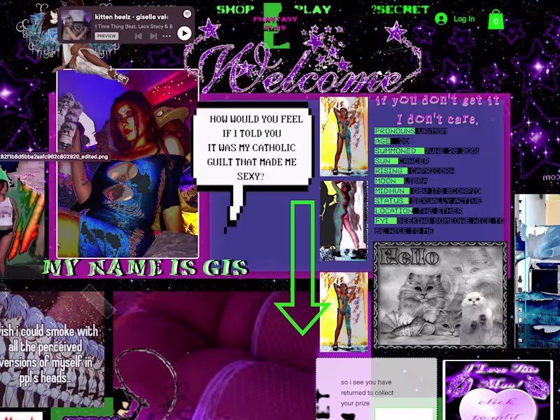 Cover image for UX Design for Artist Website