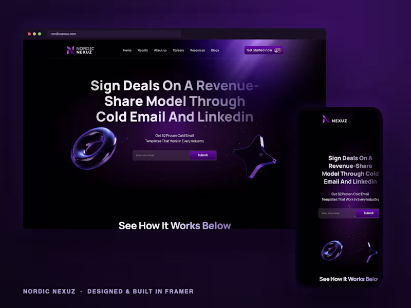 Cover image for Nordic Nexuz Conversion Website Design
