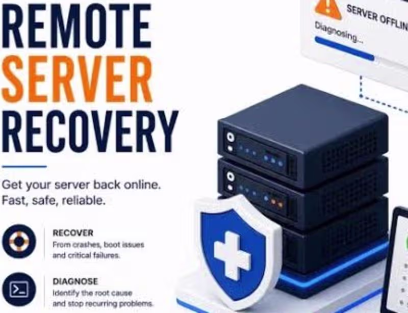 Cover image for Emergency Server Rescue & Data Recovery