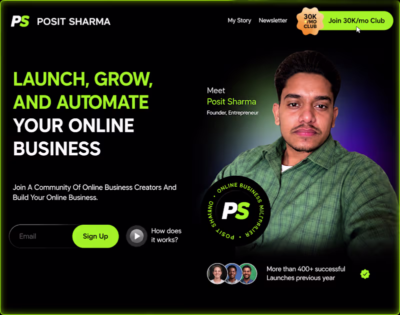 Cover image for I help businesses and entrepreneurs
