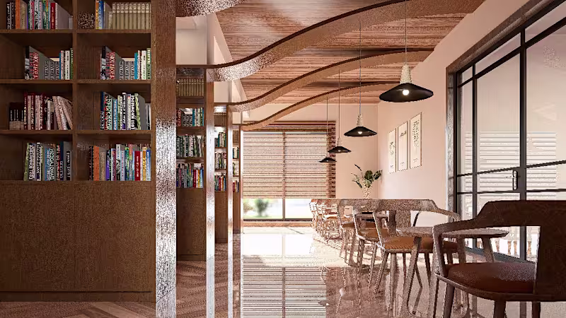 Cover image for Elegant Library Interior Design