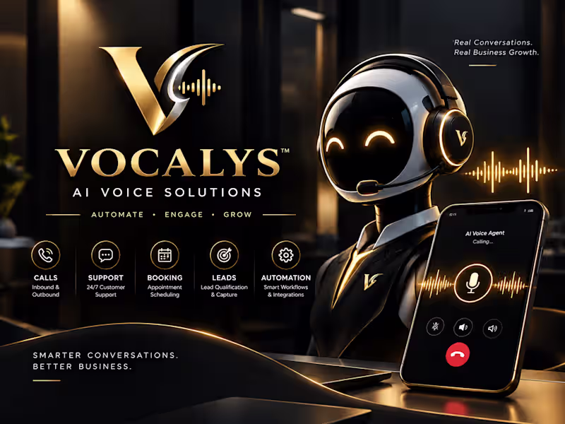 Cover image for AI Voice Agent Development for Business Automation